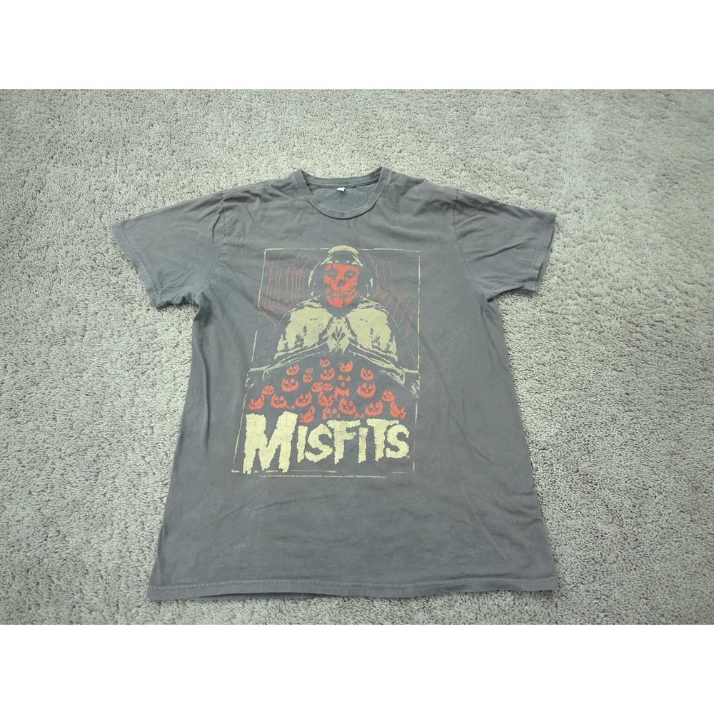 Misfits Band Graphic T-Shirt Mens XL 2017 Pumpkin Crimson Ghost